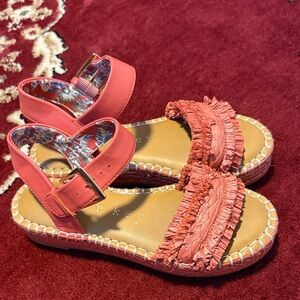 Copper Key Coral Sandals